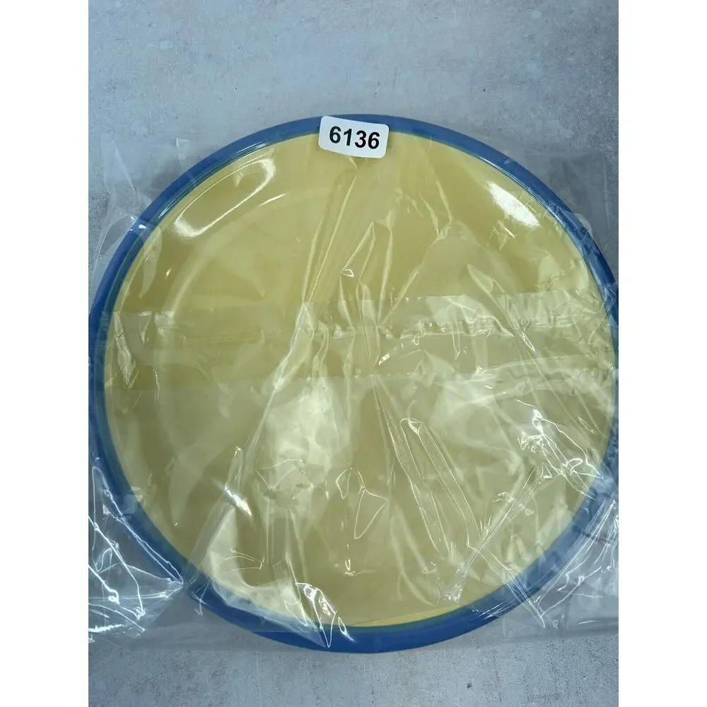 Vintage Yellow And Blue Market Square‎ Colorstones Japan Dinner Plates 10.5 Inch
